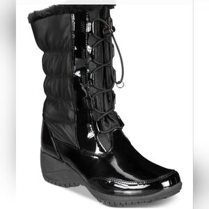 KHOMBU - WOMEN'S BELLA ' WINTER WATERPROOF BOOTS/ SIZE 10 / BLACK